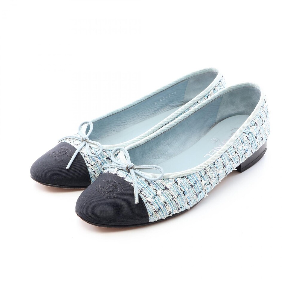 Chanel Ballerina Flat Pumps Shoes #38 #333467C11B
